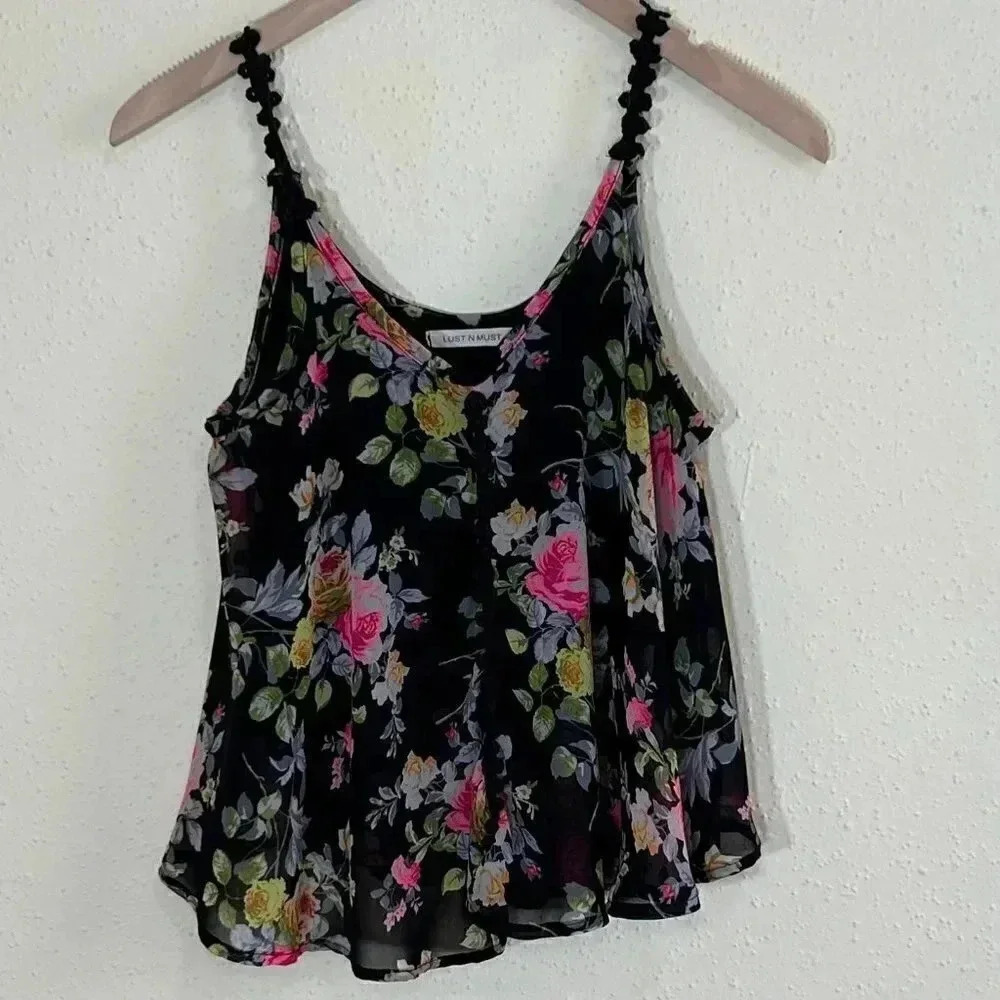 Lust N Must Flowy Top OS